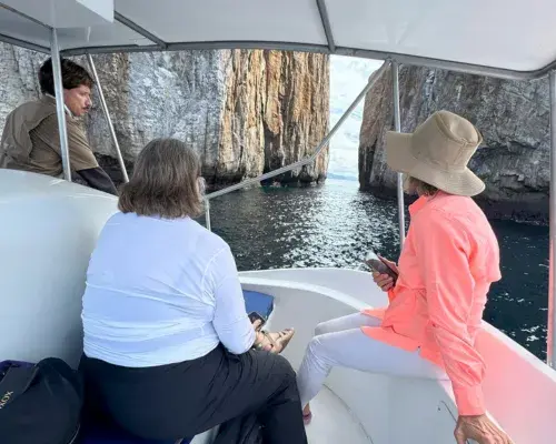 Wheelchair-accessible land-based tour of the Galápagos Islands, showcasing an accessible travel experience for visitors with mobility needs.